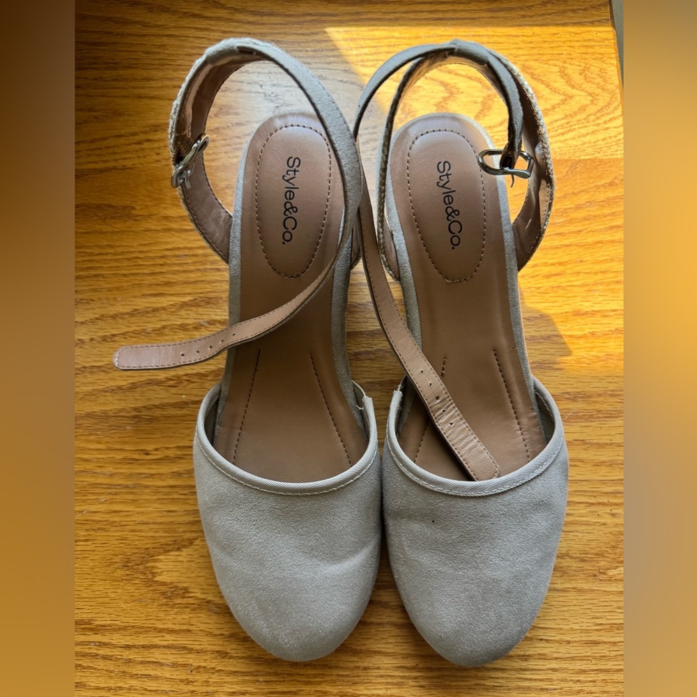 Style & Co Mailena Wedge Espadrille Sandals